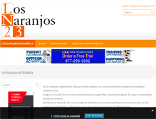 Tablet Screenshot of losnaranjos23.com